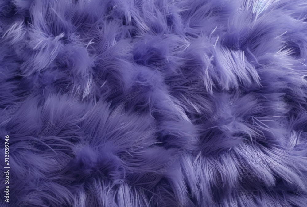 Obraz premium Seamless pattern featuring a plush, purple-colored fake fur texture, creating a repetitive and cohesive background.