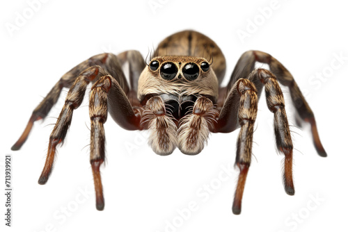 Jumping Spider Isolated on Transparent Background