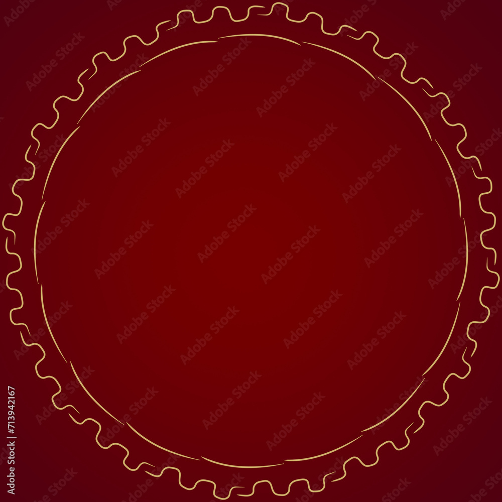 Round frame element Chinese new year 2024 square, bordir copy space Chinese template Round frame element Chinese new year 2024 square, bordir copy space Chinese template
