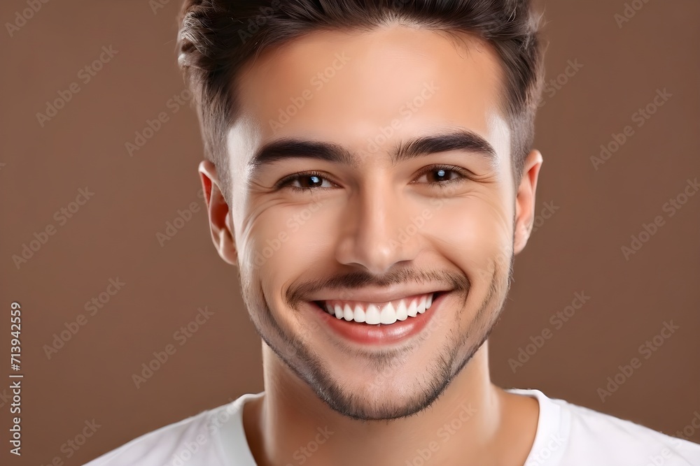 Beautiful Young Woman Showcasing a Beaming Smile with Sparkling White Teeth. Beautiful Young Woman Showcasing a Beaming Smile with Sparkling White Teeth.
