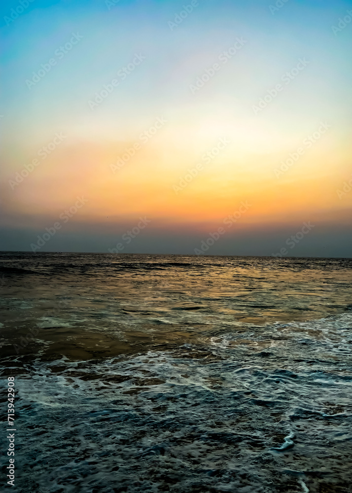 Fototapeta premium sunset over the sea
