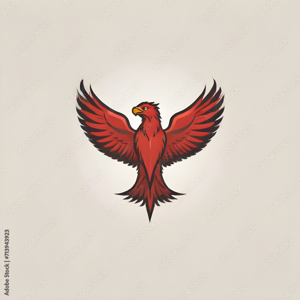 Fototapeta premium Red Griffin