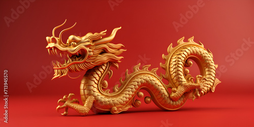 Golden Dragon, dragon legend, mythical guardian, fantasy dragon sculpture, golden dragon symbol.