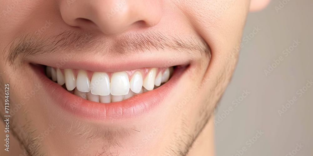 Man with a perfect healthy teeth smile. A captivating image capturing dental health and the beauty of smart and confident Man with a perfect healthy teeth smile. A captivating image capturing dental health and the beauty of smart and confident