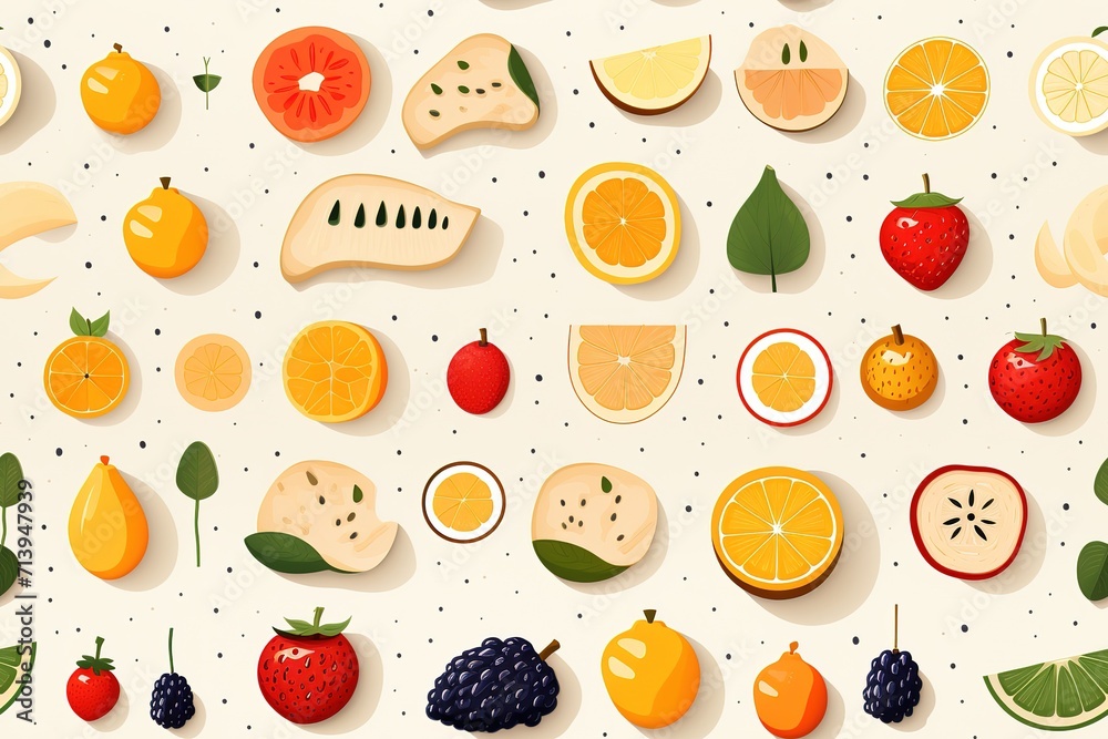 watercolor fruits seamless pattern background watercolor fruits seamless pattern background