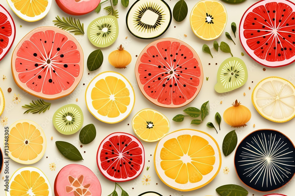 watercolor fruits seamless pattern background watercolor fruits seamless pattern background
