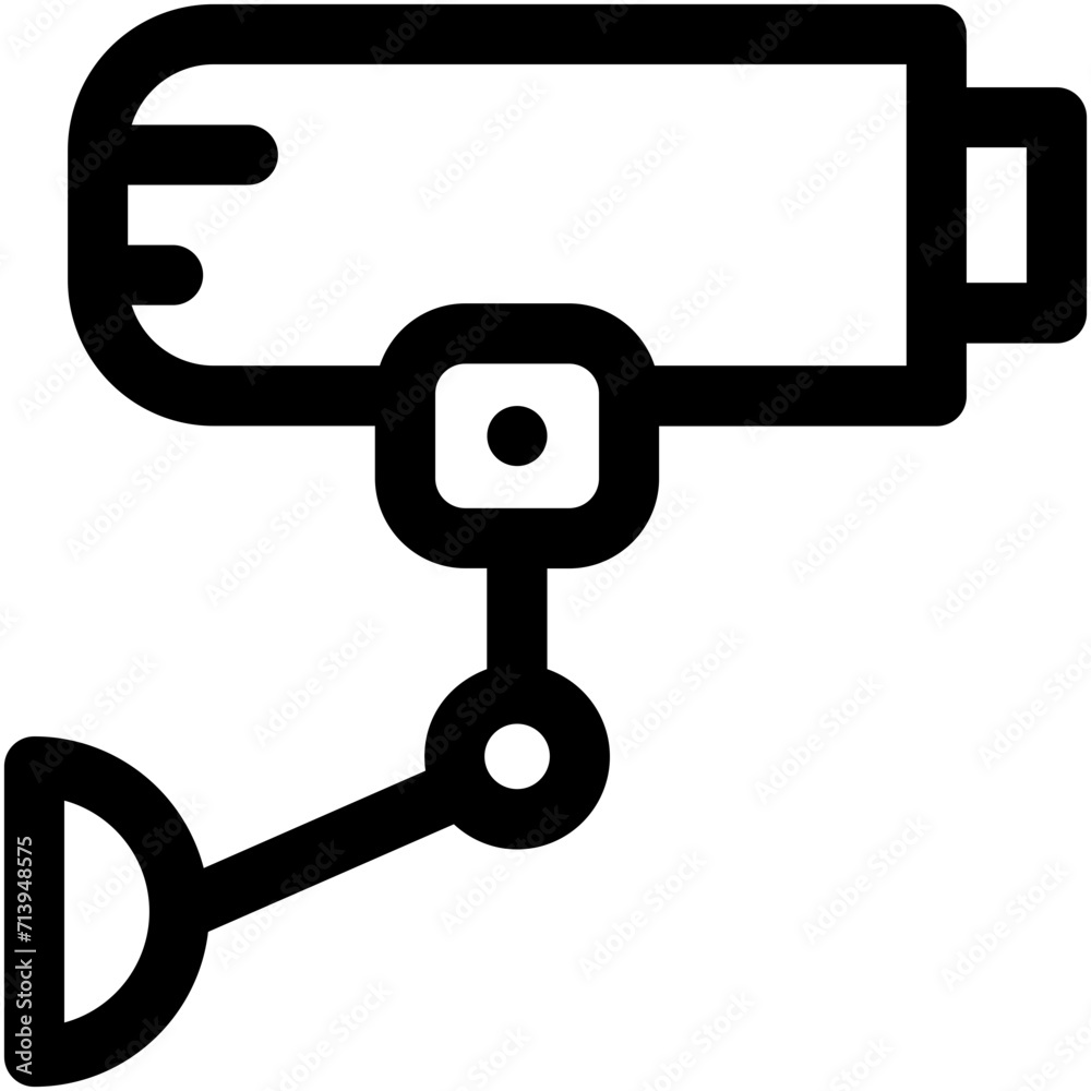 Security Camera Vector Icon Security Camera Vector Icon