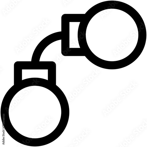 Handcuffs Vector Icon photo