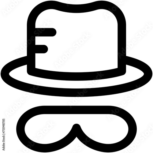 Hipster Vector Icon photo