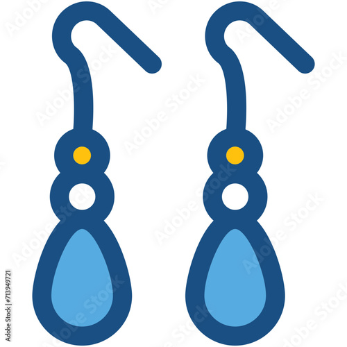 Earrings Vector Icon