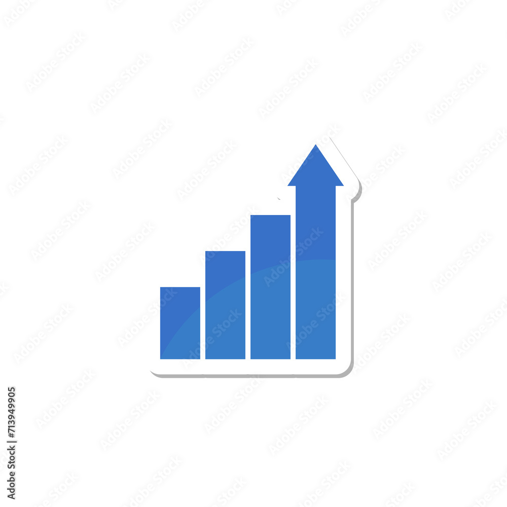 Business finance graph icon isolated on transparent background Business finance graph icon isolated on transparent background