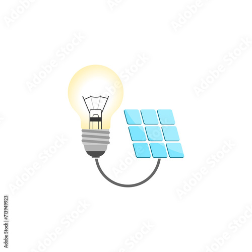 Solar energy concept icon isolated on transparent background