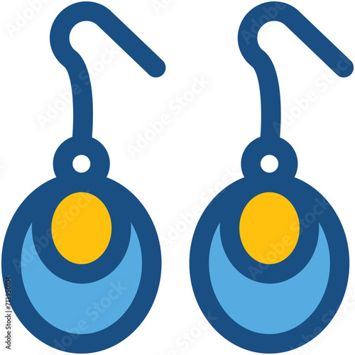 Earrings Vector Icon