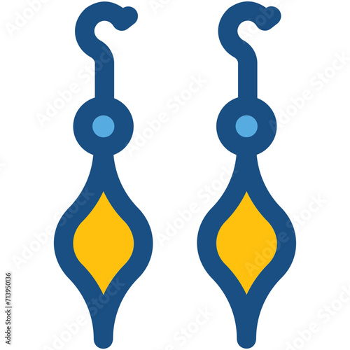 Earrings Vector Icon