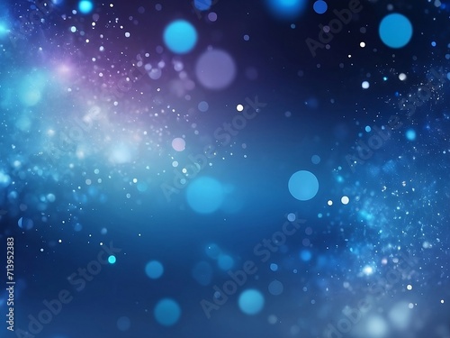 Abstract blue sparkle bokeh background  with a diverse range of styles and variations 