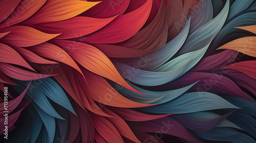Multicolored abstract background of colorful leaf. Autumn leaves pattern wallpaper © svetlanais