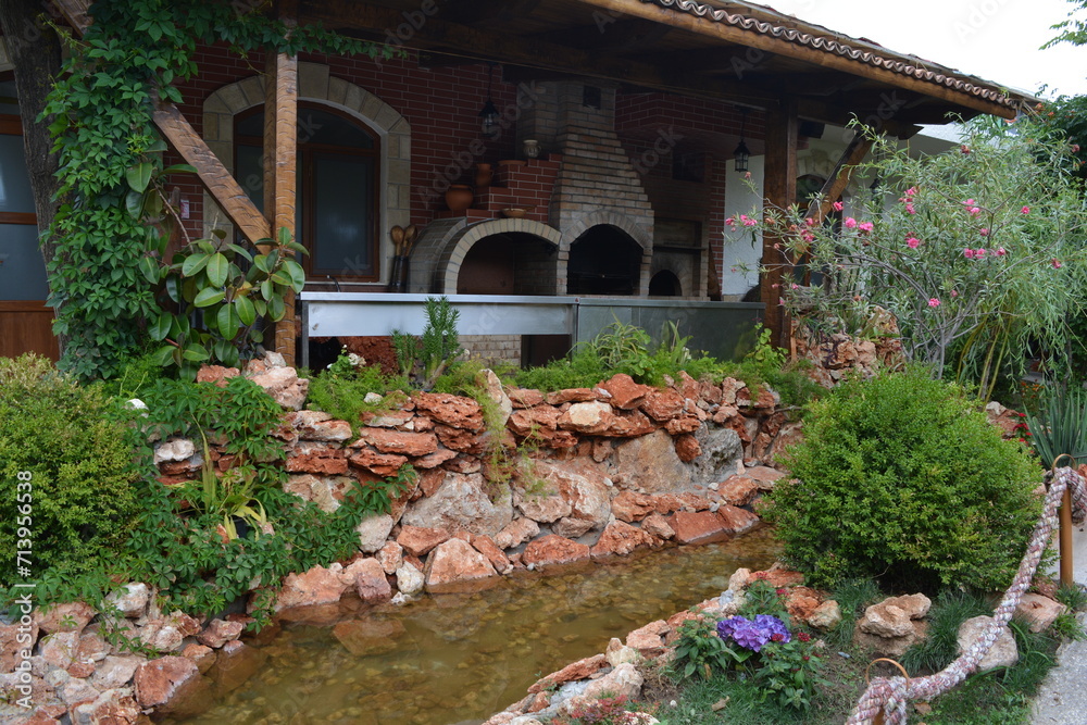 Old house in the garden