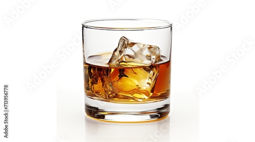 Refined Spirits: A Glass of Neat Whiskey
