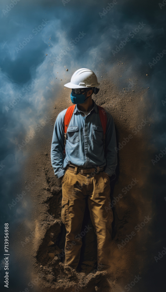 Symbolic abstract photo of labor day Symbolic abstract photo of labor day