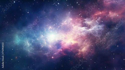 Colorful_space_galaxy_cloud_nebula._Stary_night_cosmo effect ai generative images