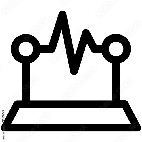 Electrodes Vector Icon