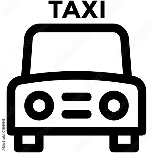 Taxi Vector Icon