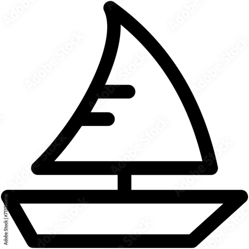 Sailboat Vector Icon