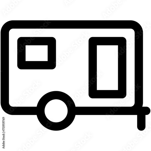 Caravan Vector Icon