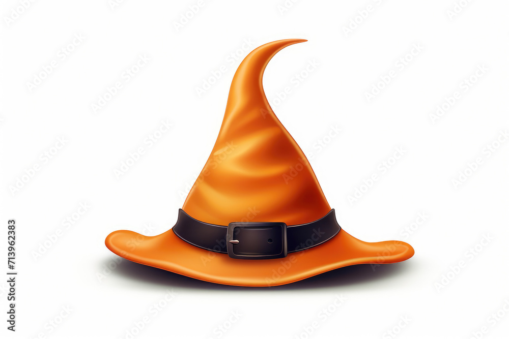Witch hat isolated on white background Witch hat isolated on white background