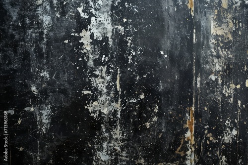 Grunge distressed brush strokes on black background