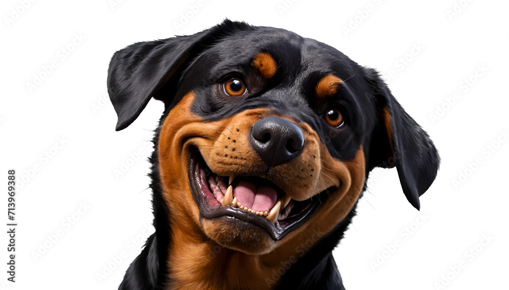 Fototapeta premium cute dog isolated, transparent background
