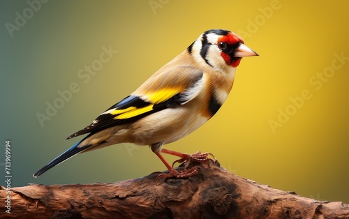European Goldfinch Illuminating the Canopy with Beauty