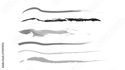 Line pencil brush vector design image