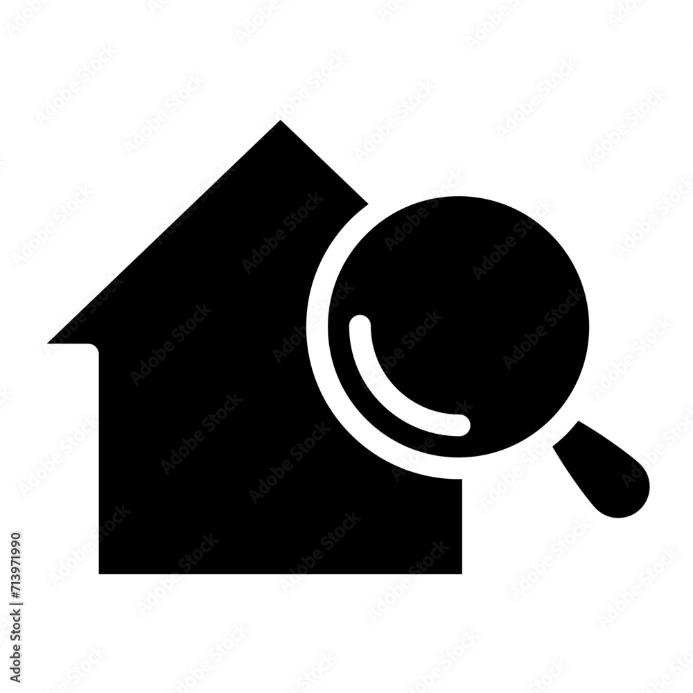 find property, Search house icon find property, Search house icon