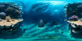 undersea 360 panoramic view 