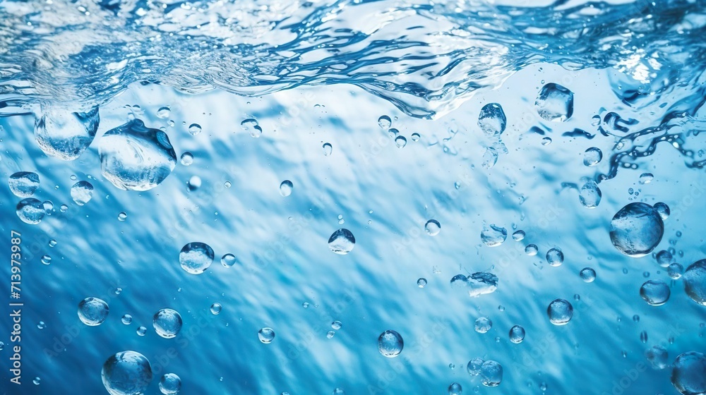 Water surface texture with bubbles and splashes. Water surface texture with bubbles and splashes.
