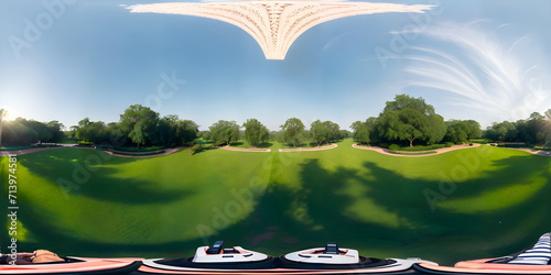 Fototapeta Naklejka Na Ścianę i Meble -  garden 360. panorama skybox 