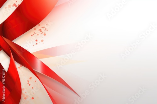 Abstract background with red ribbon for Awareness Days  like HIV/AIDS patients, heart disease, stroke, substance abuse and more.  photo