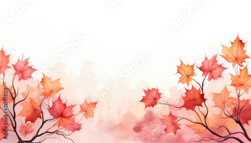 autumn leaves background © lc design