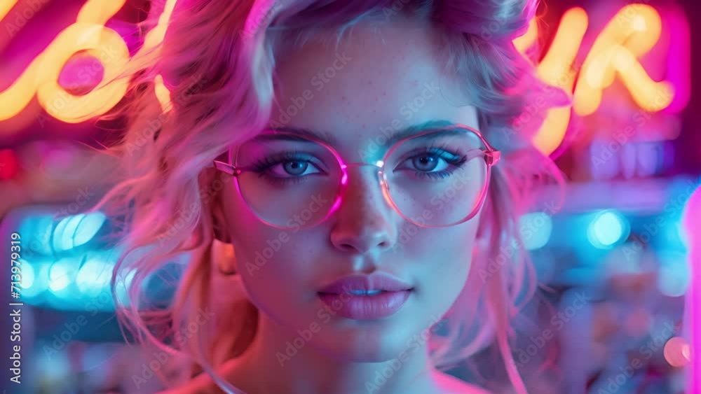 金髪の女性,Generative AI 金髪の女性,Generative AI