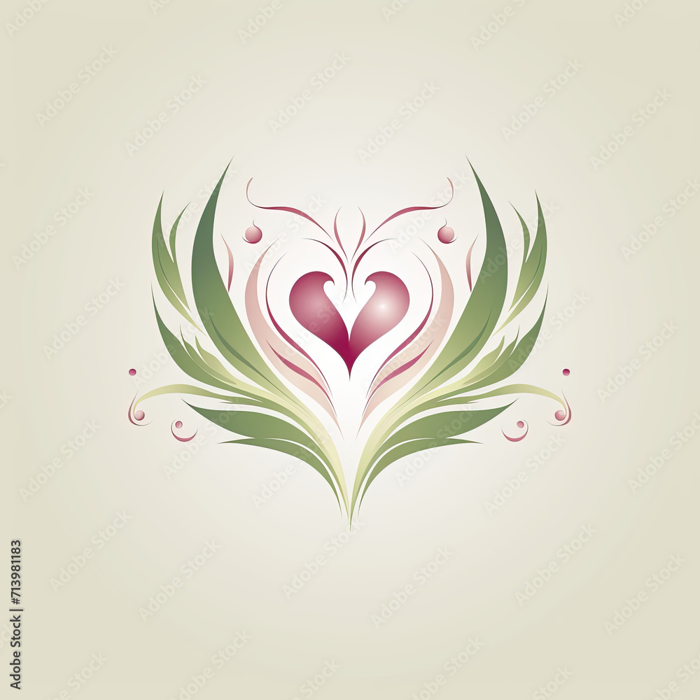 greeting cards for valentines, birthdays, bridal shower, heart shaped leafs with hearts greeting cards for valentines, birthdays, bridal shower, heart shaped leafs with hearts