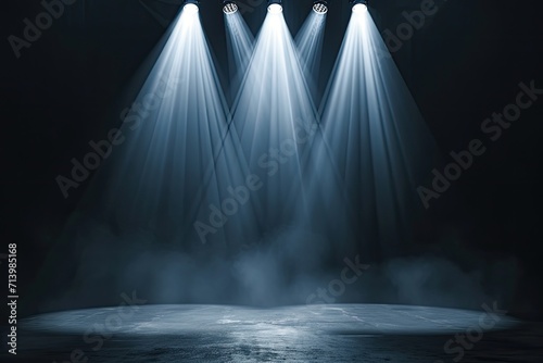 Three Bright Spotlights Illuminating the Darkness