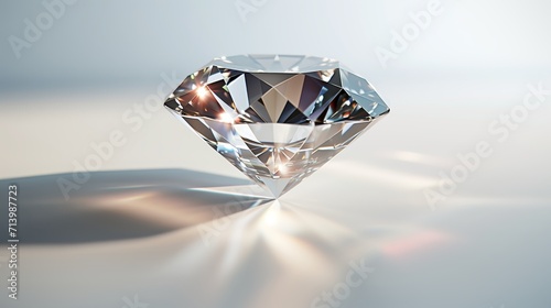 Refracted Radiance  The Brilliant Glow of a Diamond