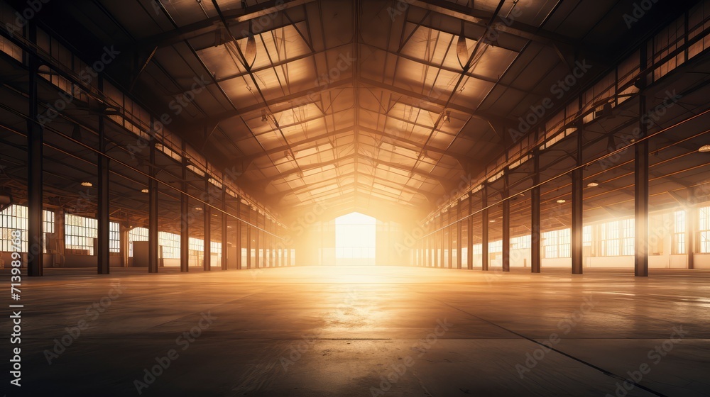 Sunlit Warehouse, A Spacious and Bright Industrial Space Sunlit Warehouse, A Spacious and Bright Industrial Space