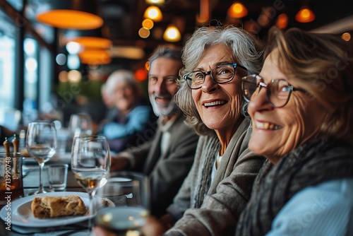 Radiant Joyful Senior Woman and man Embracing a Vibrant Life Retirement Bliss