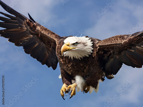 american bald eagle in flight