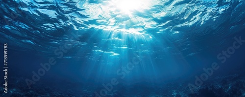 Deep blue seawater © piai
