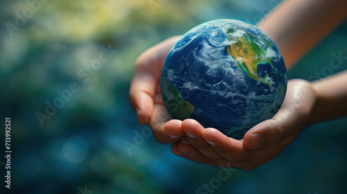 earth in hands