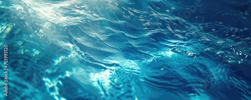 Deep blue seawater