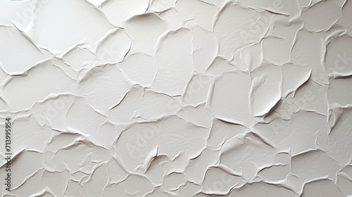 white glued paper textured, hyper realistic, hyper detailed, photo